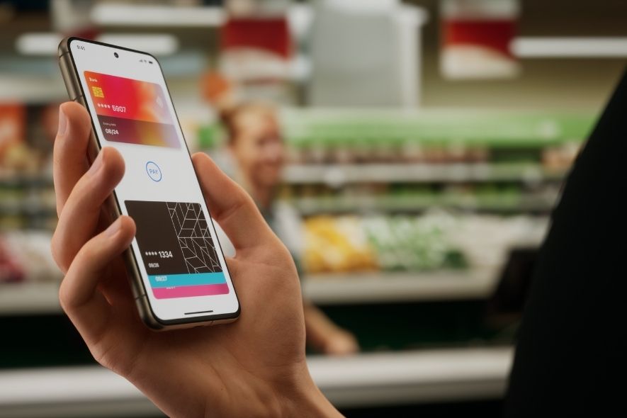 smart phone with digtial wallet