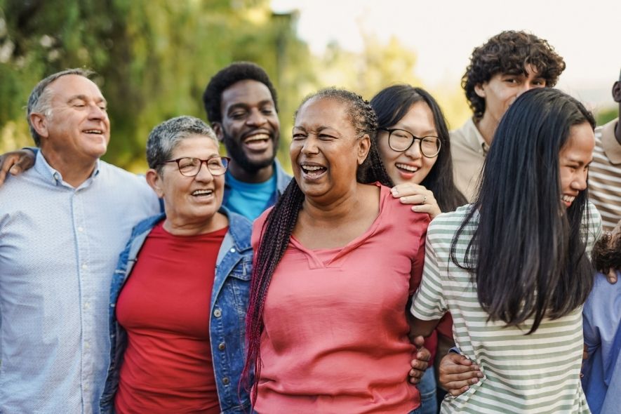 group of happy people