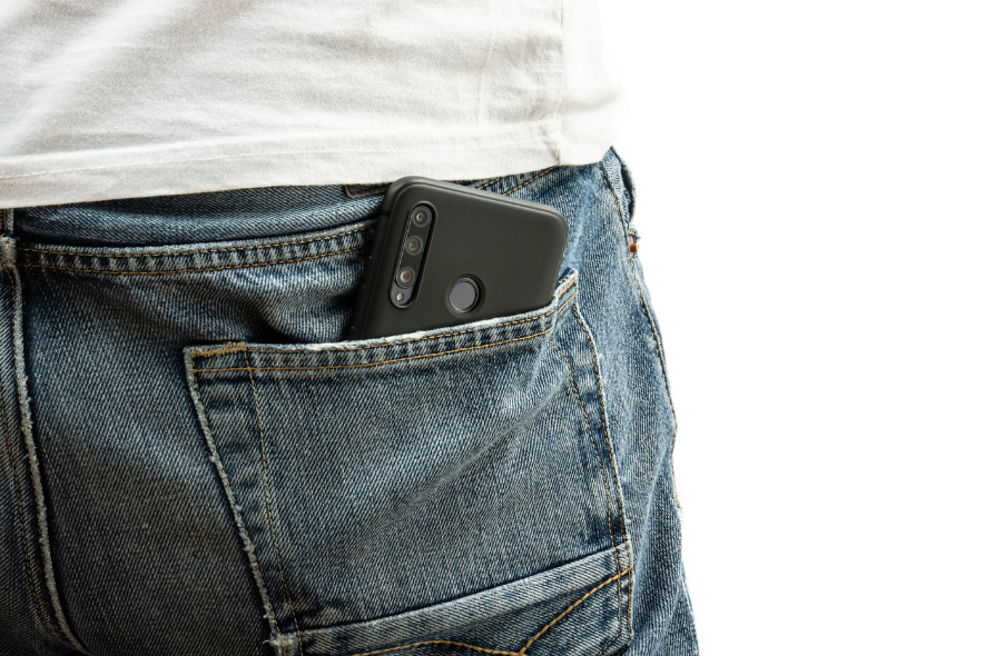 phone in back pocket